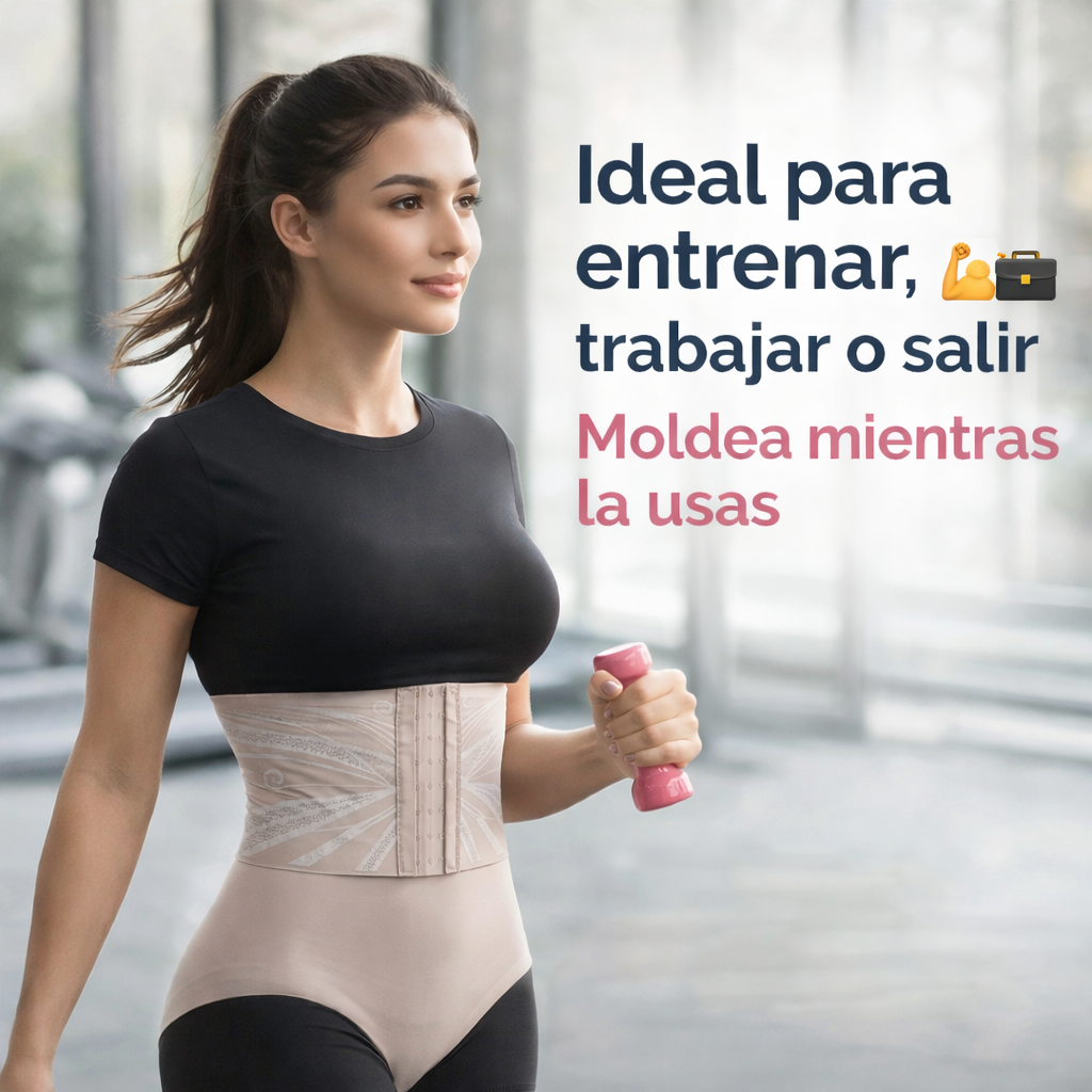 Faja Moldea y  Levante Pro - Control Abdominal + EfectoPush + Uso Diario