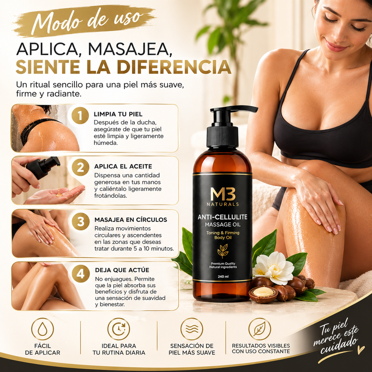 NATURALS Aceite anticelulítico