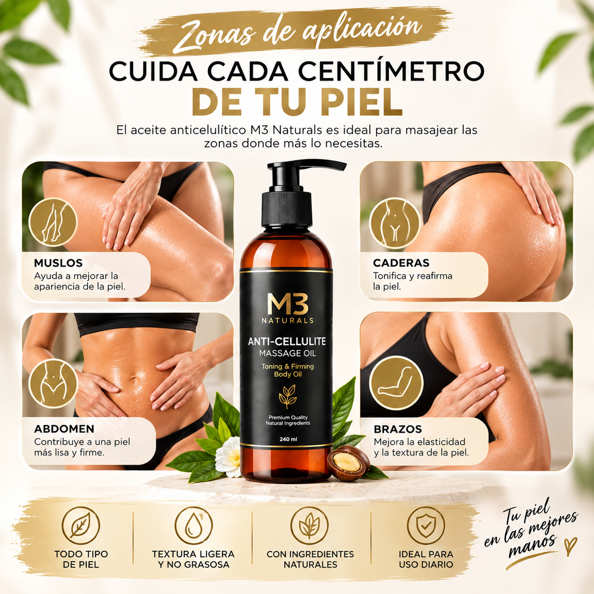 NATURALS Aceite anticelulítico