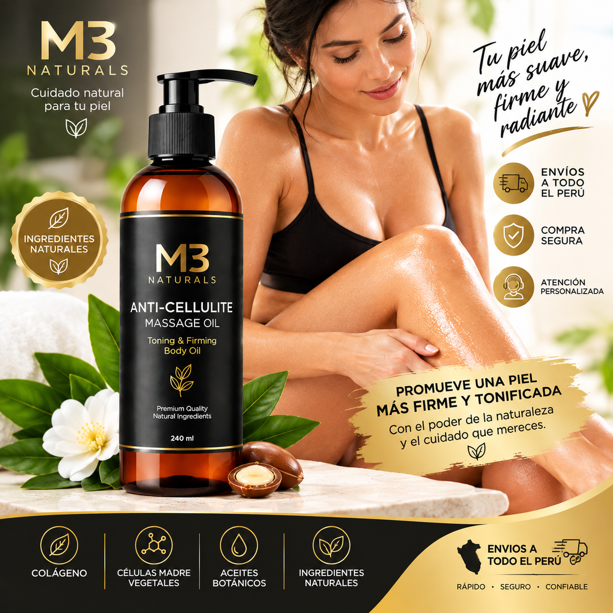 NATURALS Aceite anticelulítico