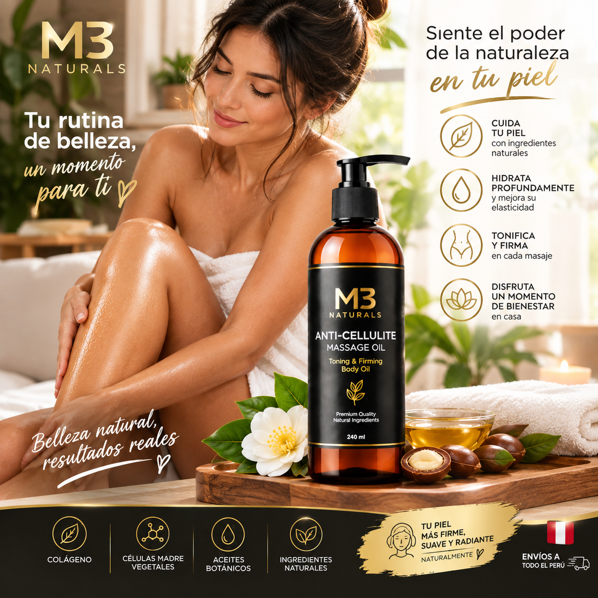 NATURALS Aceite anticelulítico
