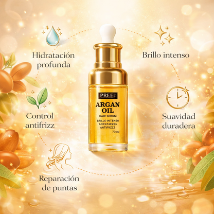 HAIR SERUM ARGÁN OIL PREMIUN- Adiós Frizz.