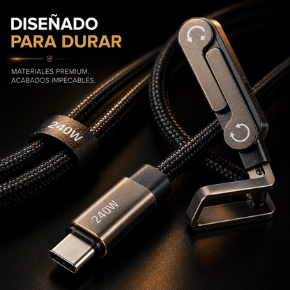 KickCable Pro™ Cable 3 en 1 Premium