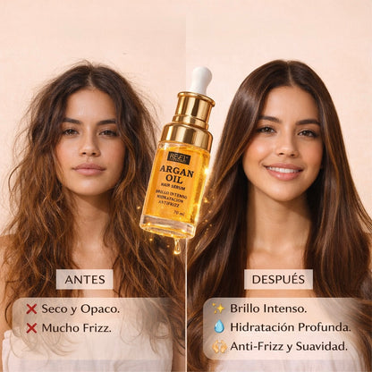 HAIR SERUM ARGÁN OIL PREMIUN- Adiós Frizz.