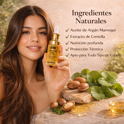 HAIR SERUM ARGÁN OIL PREMIUN- Adiós Frizz.