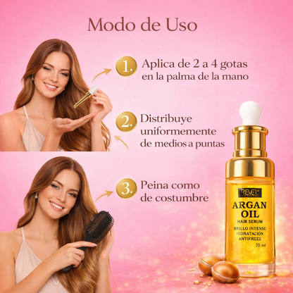 HAIR SERUM ARGÁN OIL PREMIUN- Adiós Frizz.