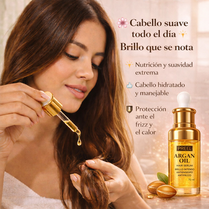 HAIR SERUM ARGÁN OIL PREMIUN- Adiós Frizz.