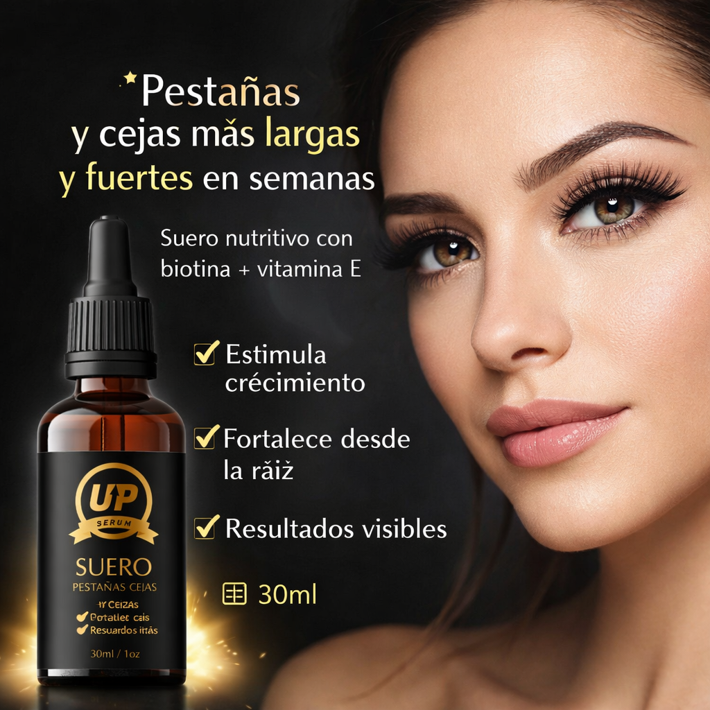 SUERO UP DE CRECIMIENTO DE PESTAÑAS Y CEJAS