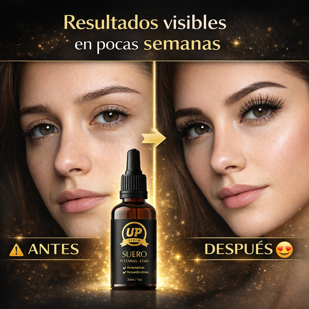 SUERO UP DE CRECIMIENTO DE PESTAÑAS Y CEJAS