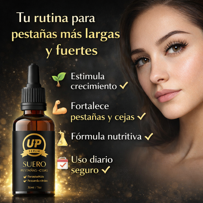 SUERO UP DE CRECIMIENTO DE PESTAÑAS Y CEJAS