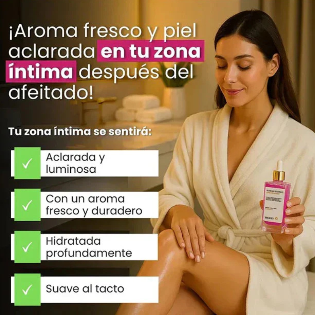 ACEITE TRULY DESPUÉS  DEL AFEITADO,  CON AROMA  A FRESA Y VAINILLA💜
