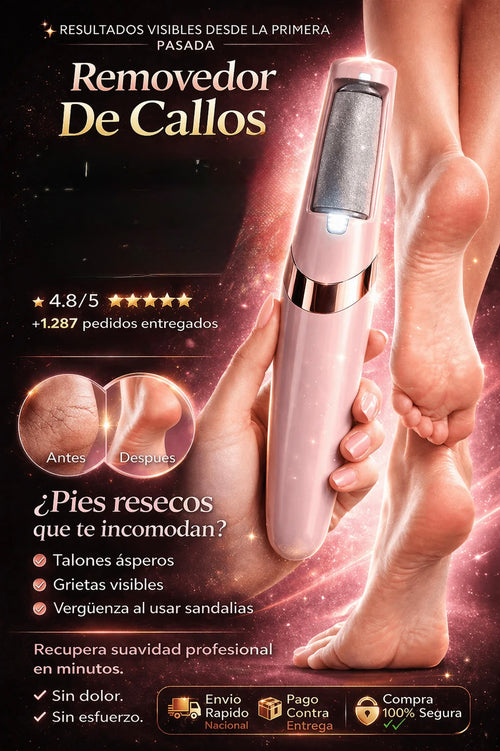 PediSoft™ | Removedor Eléctrico de Callos Recargable