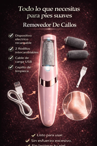 PediSoft™ | Removedor Eléctrico de Callos Recargable