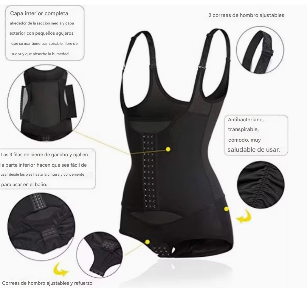 SnatchFit Bodysuit ✨ Faja Moldeadora Reductora de Alta Compresión