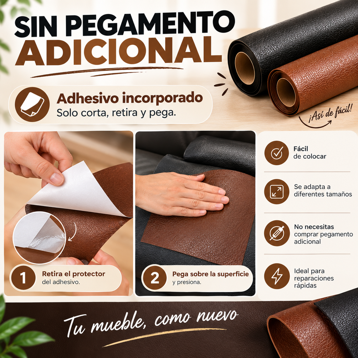 RenovaFix™ — Parche Autoadhesivo Tipo Cuero