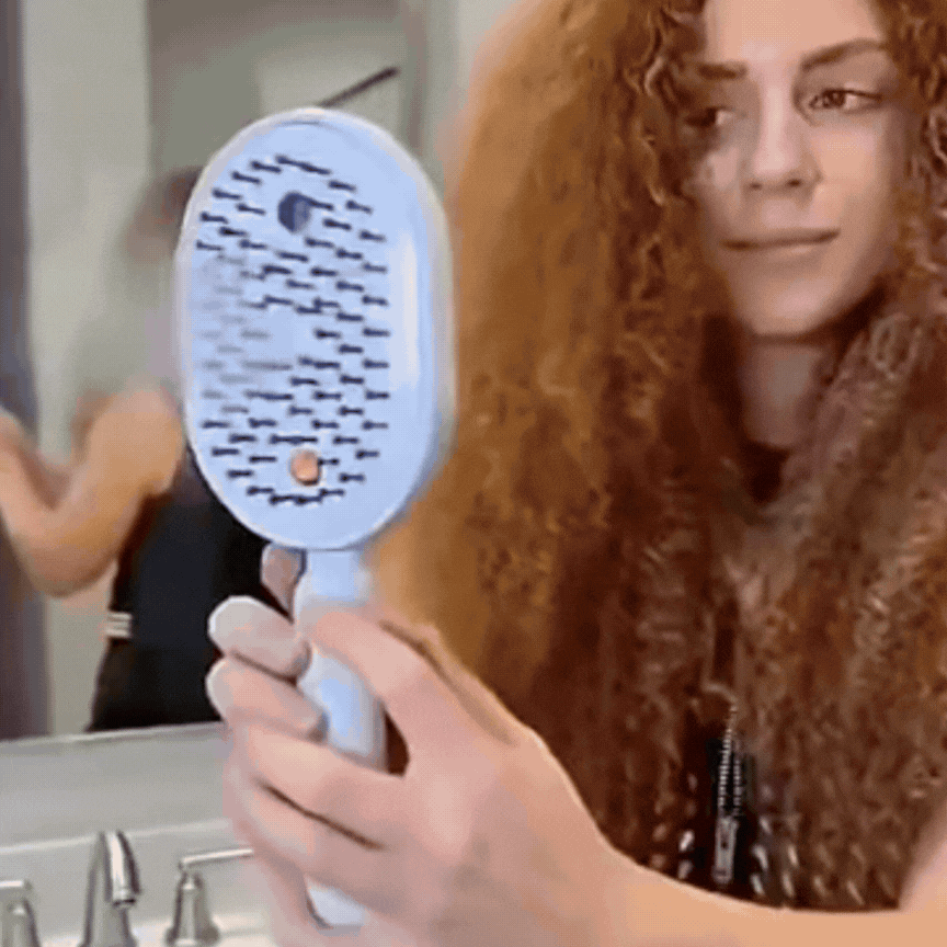 Lissia™ | Cepillo Alisador Iónico — Cabello Liso y Sin Frizz