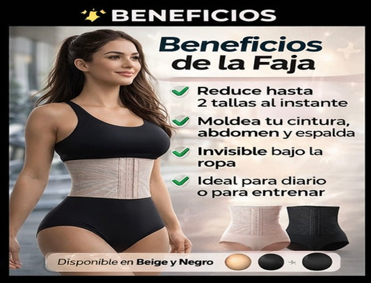 Faja Moldea y  Levante Pro - Control Abdominal + EfectoPush + Uso Diario