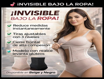 Faja Moldea y  Levante Pro - Control Abdominal + EfectoPush + Uso Diario