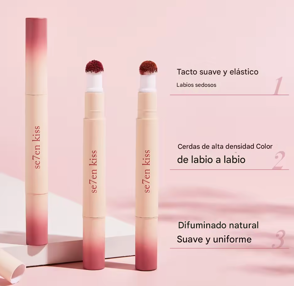 💄 LABIAL EN POLVO EFECTO MATE – Suavidad Glaseada & Larga Duración
